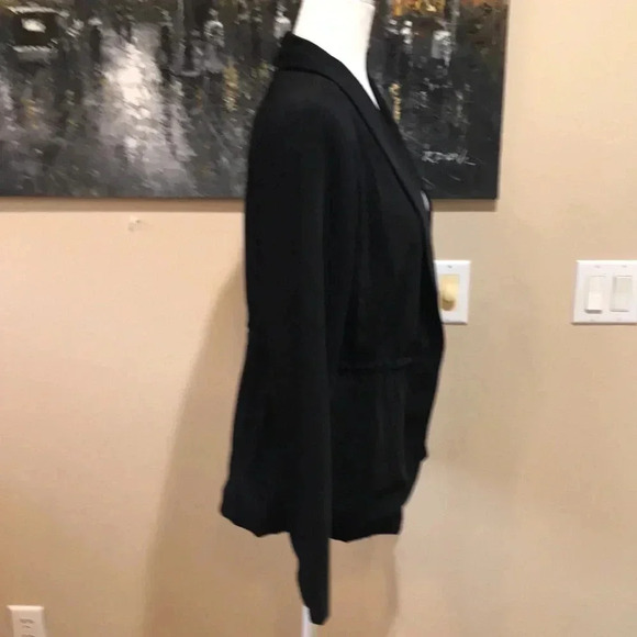 Forever 21 Draw String Single Hidden Button Fitted Blazer w/Padded Shoulder-M - Picture 5 of 7